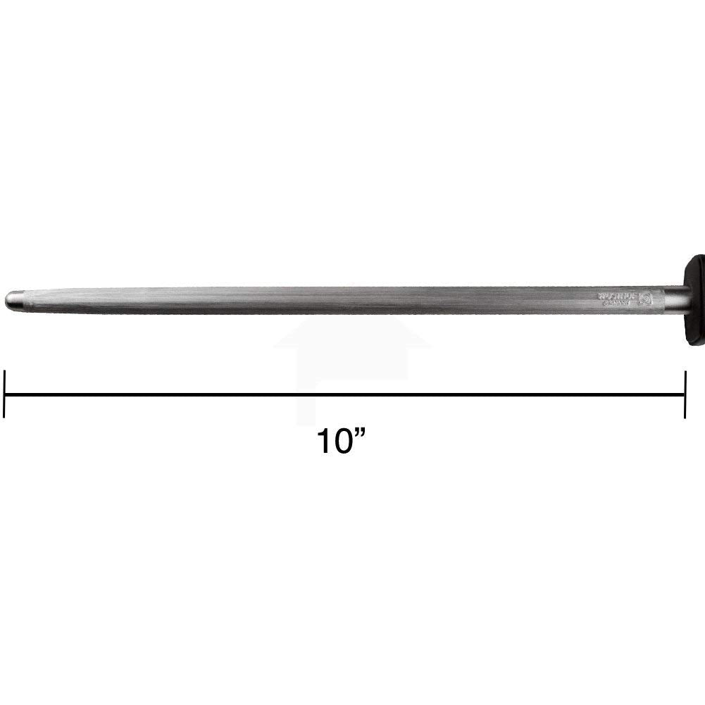 Wüsthof sharpening steel hanging loop enables easy storage beside your blocks.