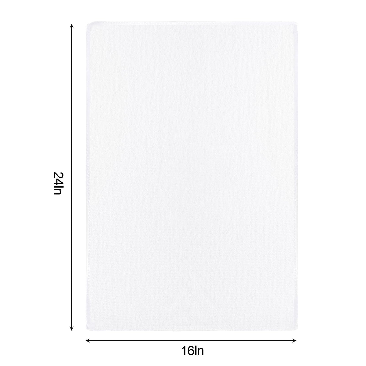 WUWEOT blank white kitchen towels demonstrate premium softness and quick absorption