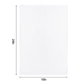 WUWEOT blank white kitchen towels demonstrate premium softness and quick absorption