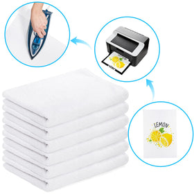 WUWEOT sublimation towels heat press ready for vibrant transfers