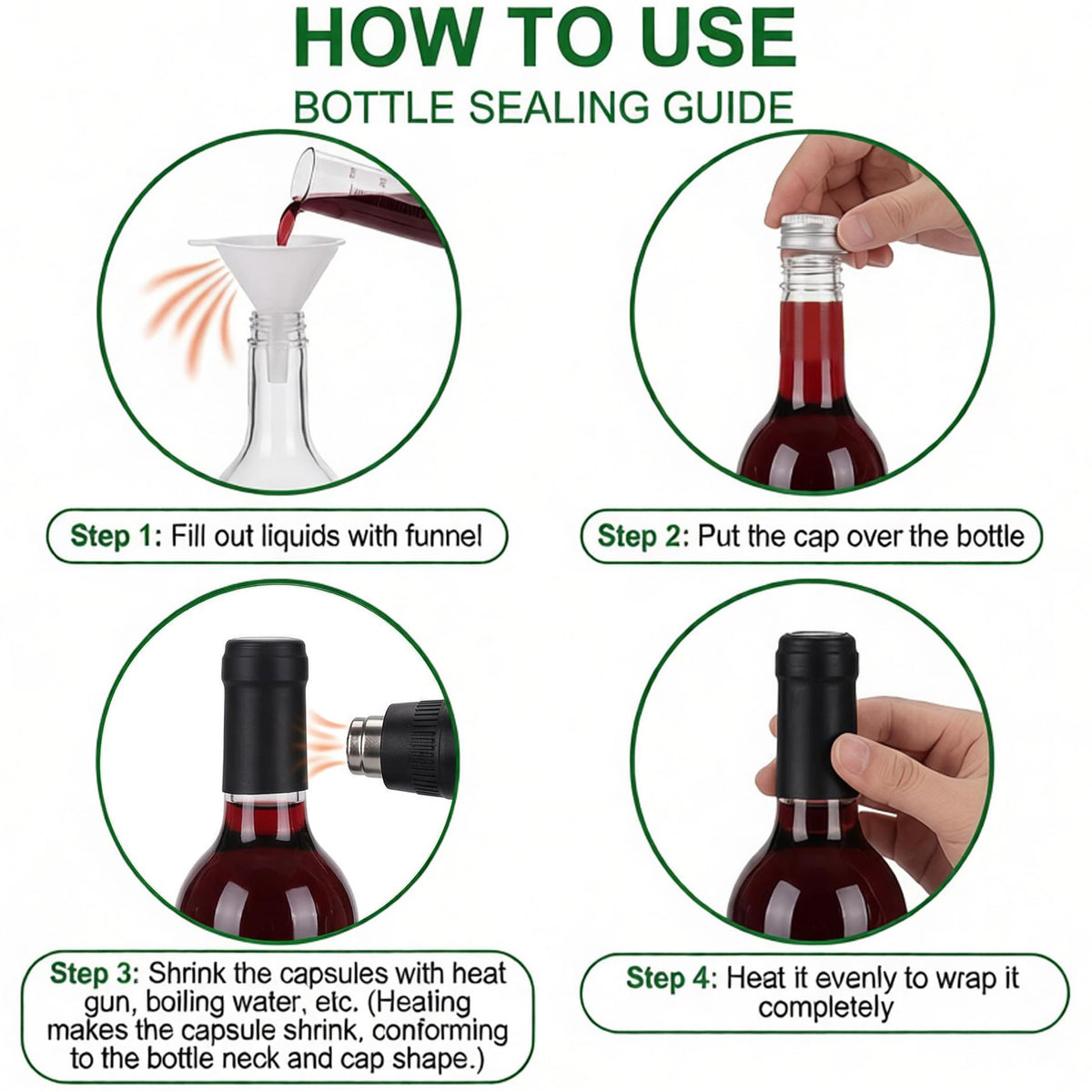 WUWEOT screw-cap bottle close-up showing airtight seal for spill-free transport