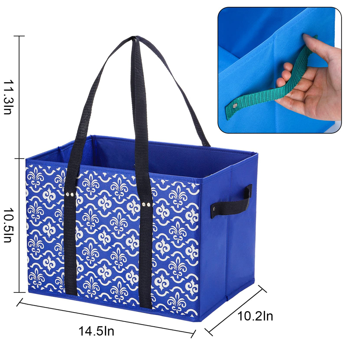 WUWEOT tote bag with large capacity for groceries and daily use