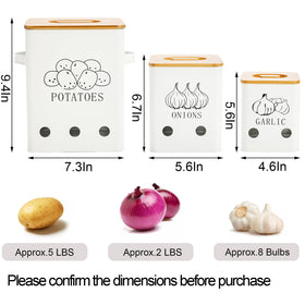 WUWEOT large-size vegetable storage tin ideal for batch quantities and long-lasting freshness.
