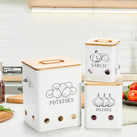 WUWEOT ventilation holes promote airflow to keep produce fresh.