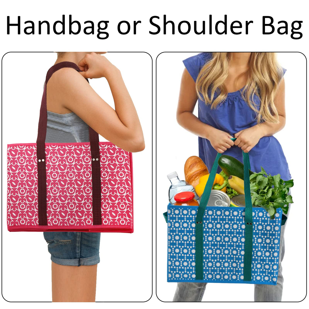 WUWEOT versatile tote for groceries, laundry, toys, and clothing storage