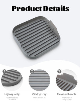 WUYIHUACHEN bacon tray nonstick surface allows effortless cleanup after cooking