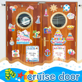 Wxiben birthday cruise door decor ideas boost party ambiance