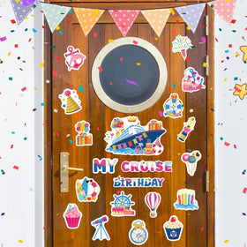 Wxiben life buoy magnet for doors, reliable magnetic decor that enhances safety-themed celebrations.