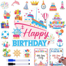 Wxiben dry-erase door boards for cruise doors provide reusable space for celebratory messages
