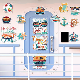 Wxiben ocean-themed summer magnet adds vibrant nautical ambiance to any metal surface