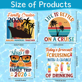 Wxiben retro-family cruise theme magnet adds playful vibes to ship interiors