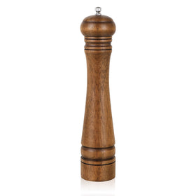 XWXO wooden pepper grinder with ceramic rotor for precise grinds