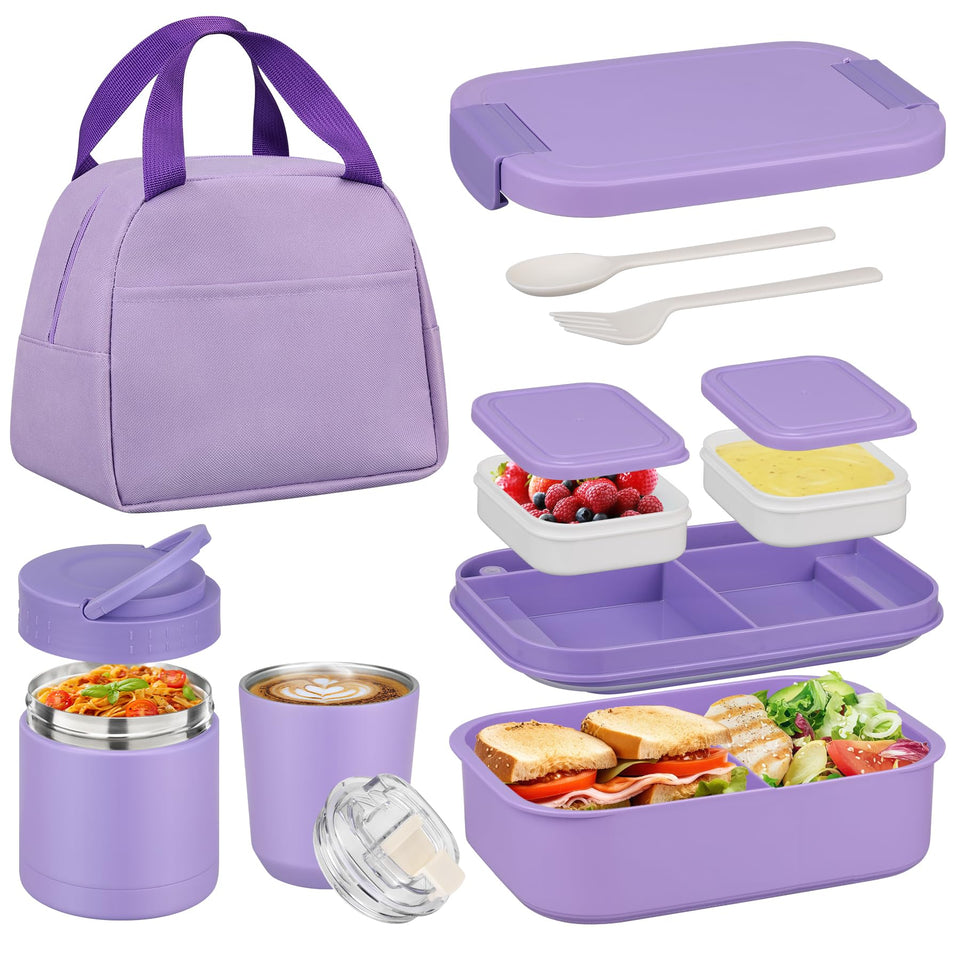 WyfKyd bento box with four compartments for organized meals on the go.