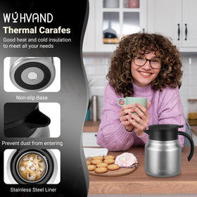 WYHVAND wide-mouth opening enables easy cleaning and ice addition.
