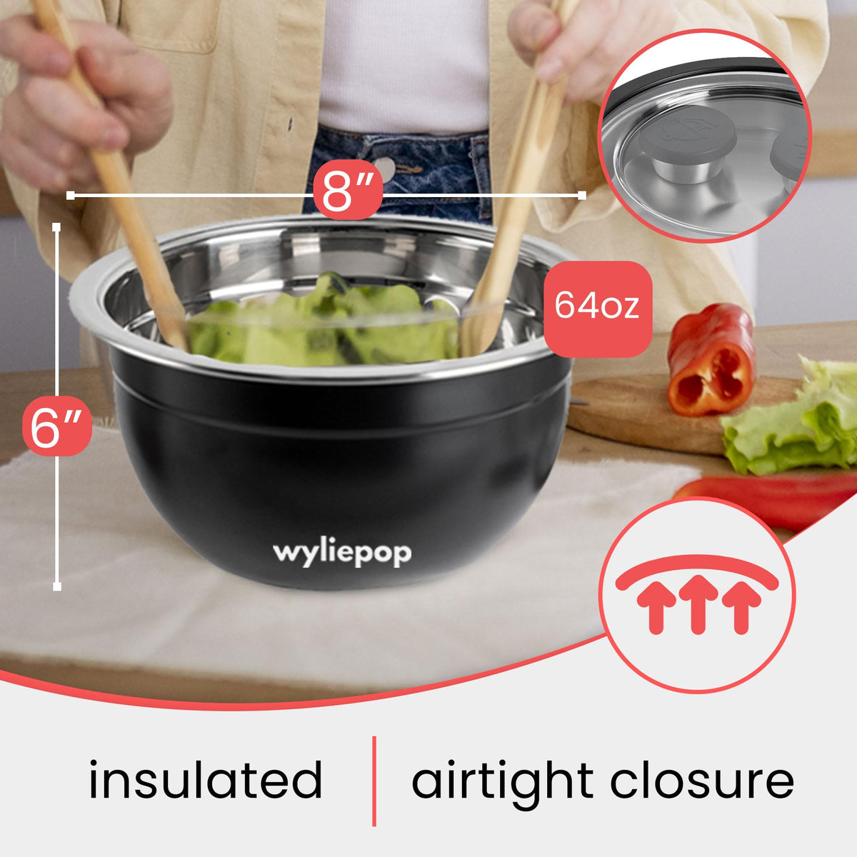 Wyliepop leakproof lid prevents spills in bags during travel