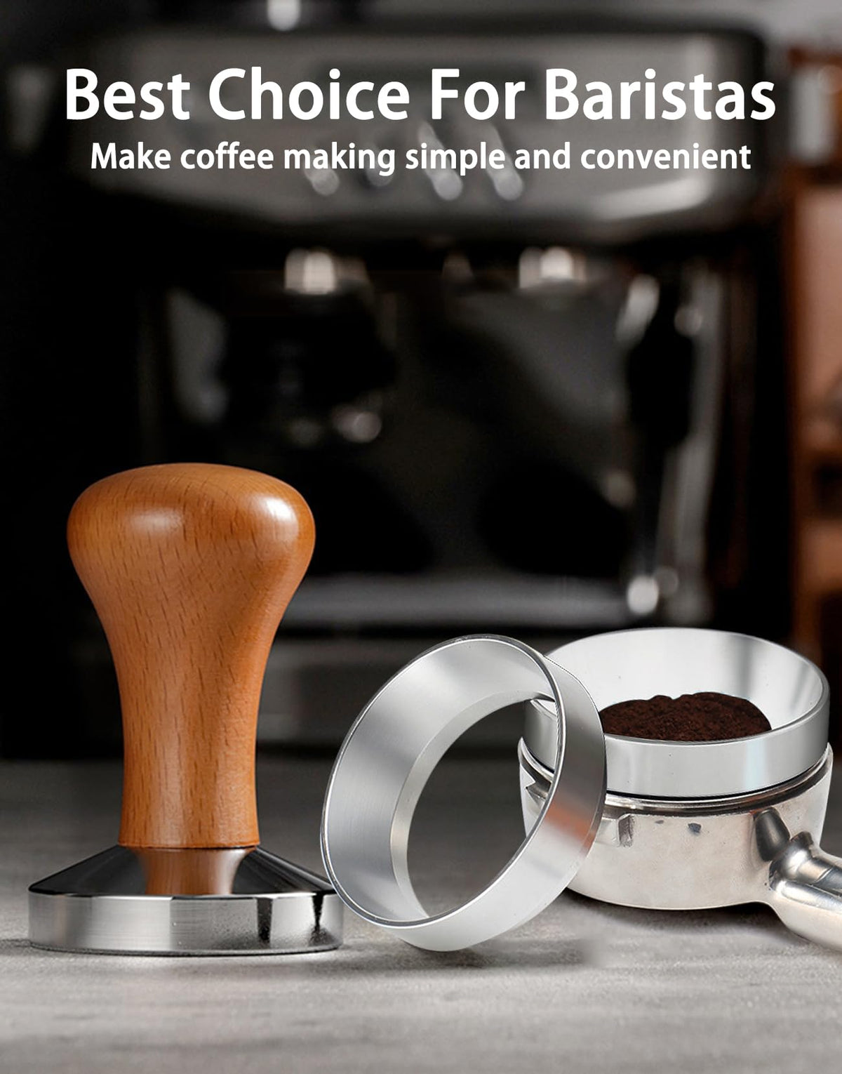 WYLOSUA flat-base design ensures even pressure across grounds for uniform extraction