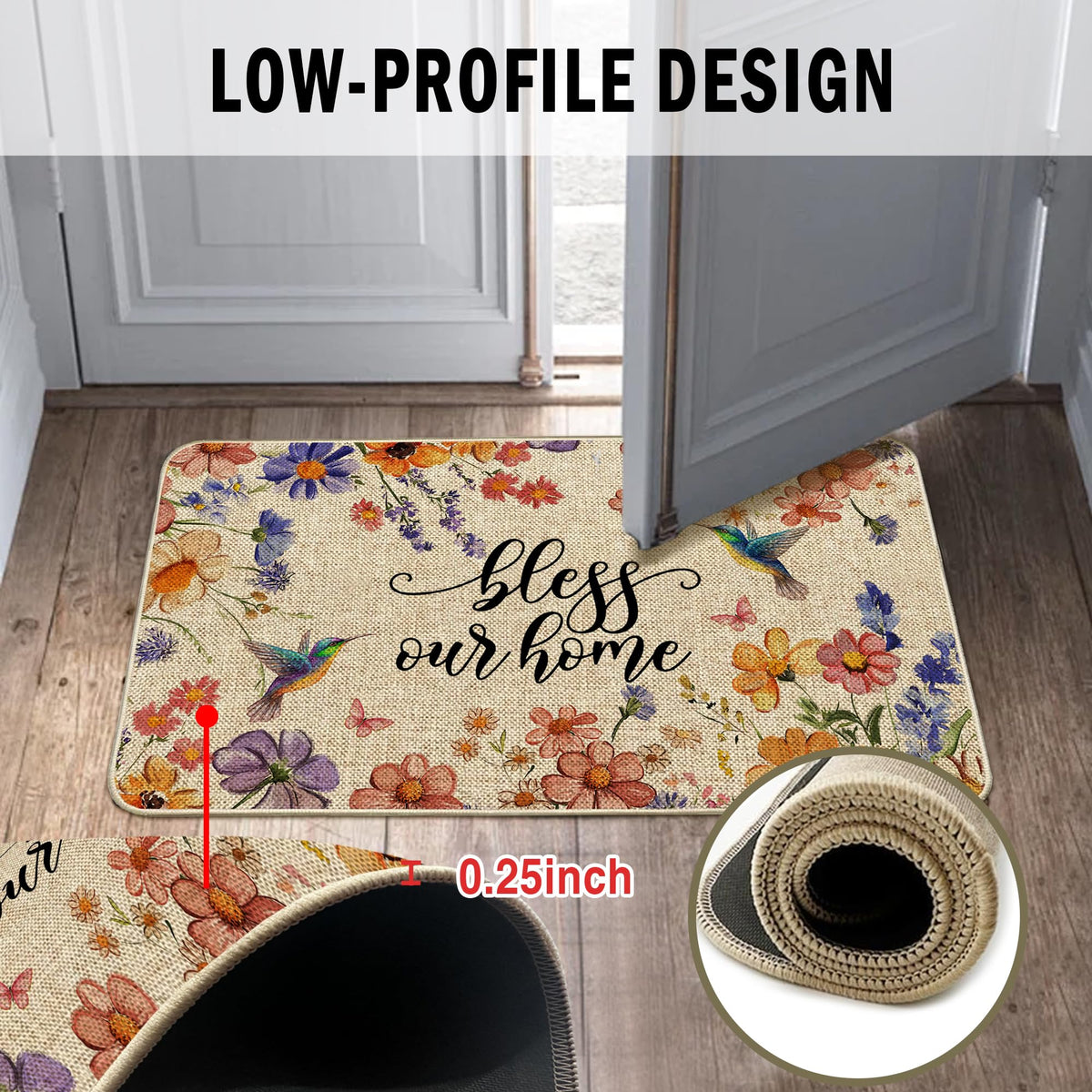 Kitchen scene shows warm spring tones brightening daily routines