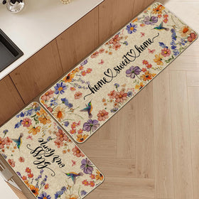 Wylumen Flower Spring mats pattern close-up highlighting vivid floral design