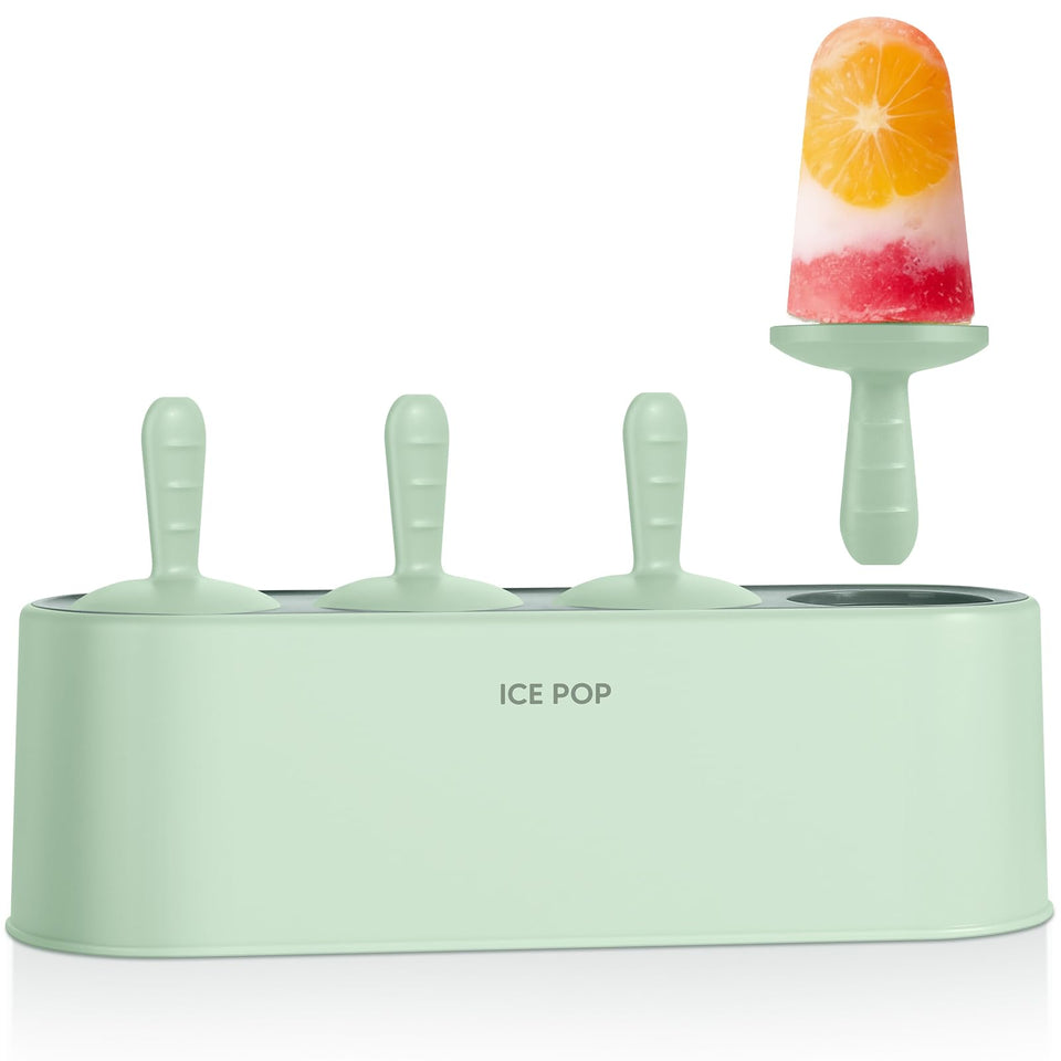 WYOK Popsicle mold set with four cavities for quick batch frozen treats