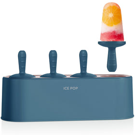 WYOK popsicle mold set blue nonstick release for easy pops.