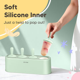 WYOK silicone non-stick mold designed for easy release of popsicles