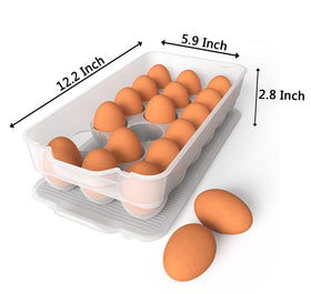 WYT egg tray lid top dustproof keeps eggs clean in the refrigerator.