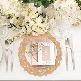 WYTAOHZL 12-inch lace paper doilies for desserts on holiday platters.