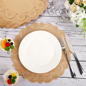 WYTAOHZL round lace doilies 12-inch for festive party servings.