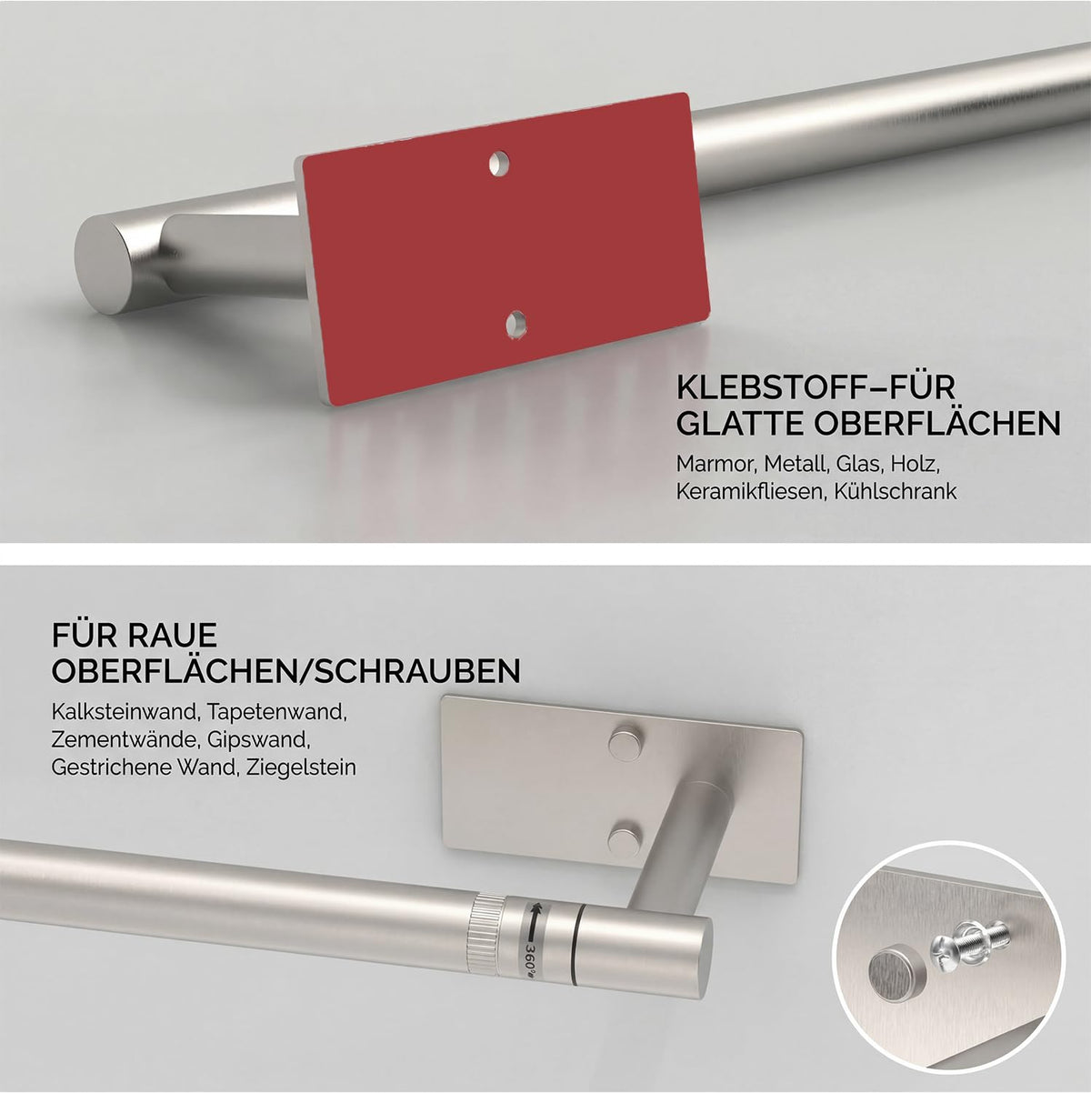 WZKALY complete installation accessories included with hardware.