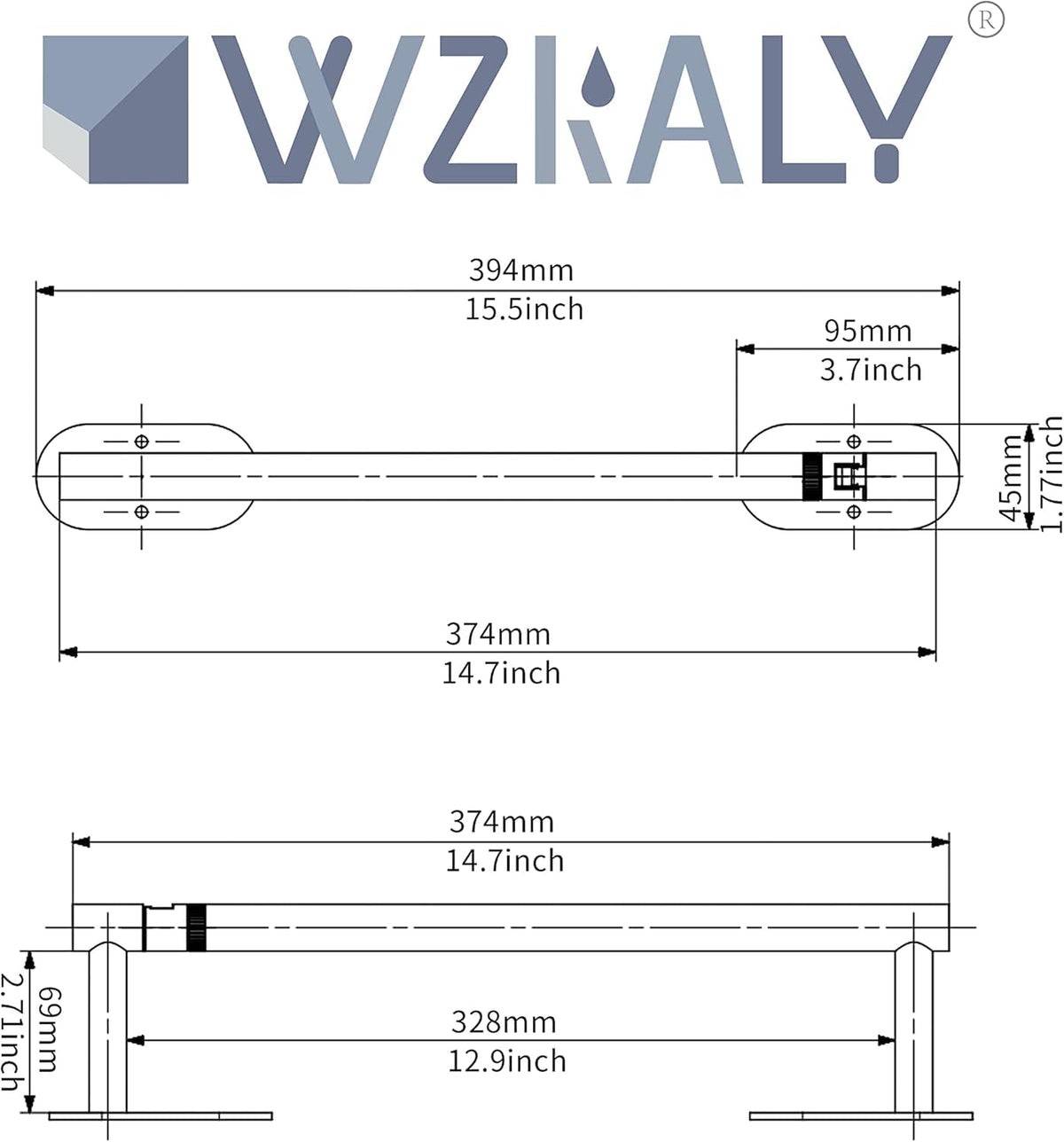 WZKALY easy-clean coating maintains shiny finish