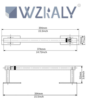 WZKALY durable matte-black coating is easy to clean and maintain.