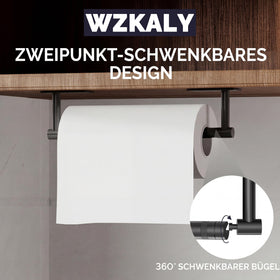 WZKALY SUS304 stainless steel towel holder highlights rust resistance.