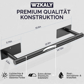 WZKALY wall-mounted installation kit for secure mounting.