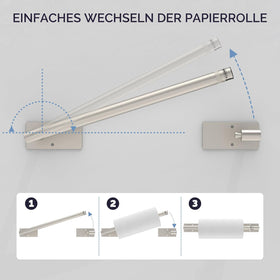 WZKALY self-adhesive wall mount kit enables quick installation.