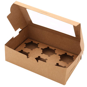 WZRAXJ brown kraft box crafted from durable food-grade paperboard