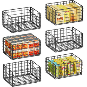 X-cosrack six-pack front view shows open baskets for quick item checks.