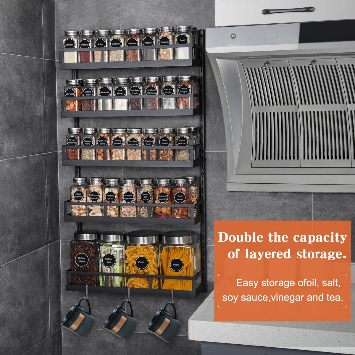 X-cosrack fits big bottles and cans for quick prep.