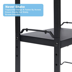 X-cosrack black finish adds a sleek, modern look.