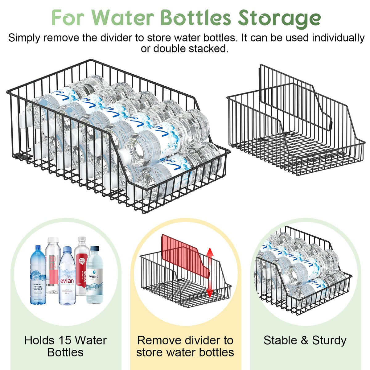 X-cosrack versatile can storage holds soda and food cans with neat organization.