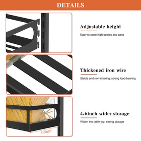 X-cosrack durable metal structure supports daily kitchen use.