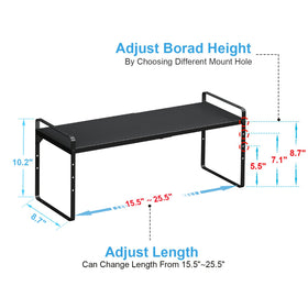 X-cosrack heavy-duty shelf supports up to 30 lbs for sturdy pantry use