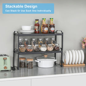 X-cosrack sturdy metal body offers rustproof durability for daily kitchen use.