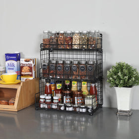 X-cosrack multi-use storage solution for bathroom, office, or laundry.