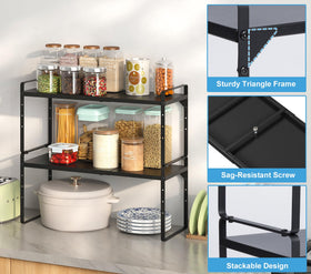 X-cosrack multipurpose kitchen shelf for dishes and snacks