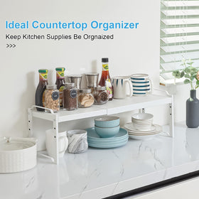 X-cosrack spice bottle organizer keeps spices within reach