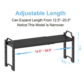 X-cosrack stackable cabinet organizer two pieces maximizing vertical space