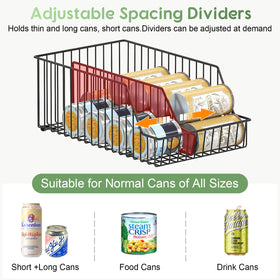 X-cosrack stackable design maximizes vertical storage for compact pantry or cabinet spaces.