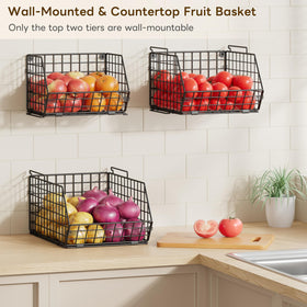 X-cosrack fruit storage basket keeps fruits accessible