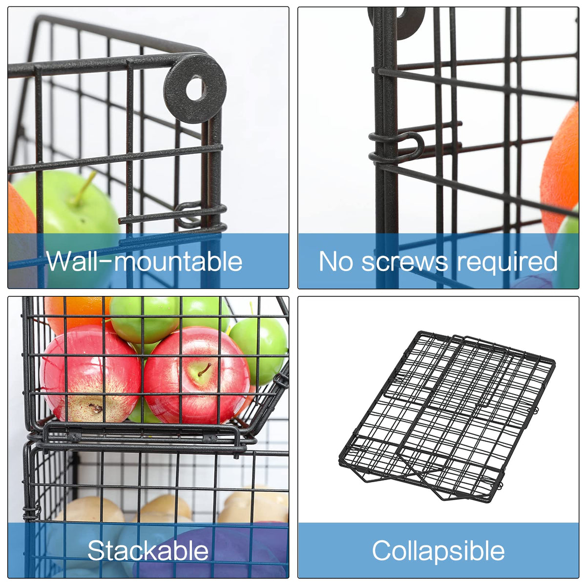 X-cosrack matte black finish adds modern kitchen style