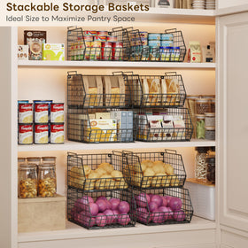 X-cosrack vegetable bin for neat kitchen organization